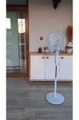 Depolife Ayaklı Beyaz Vantilatör 55 Wat 5 Pervane Sessiz Simit Ayaklı Sağ Sol Dönme Fonksiyonlu 55w - 6