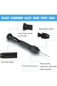 Depolife Mini El matkap 25li matkap ucu 0,5 – 3,0 mm Hassas el matkabı seti metal ahşap kuyumcu model yapımı - 5