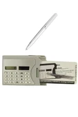 Depolife 100 Adet Taşınabilir Hesap Makinesi Güneş Enerjili Kartvizitlik Tükenmez Kalem Cep Tipi Calculator - 5