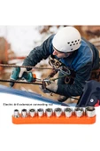 Depolife 9 parçalı 1/4 soket Lokma Seti ve Matkap Adaptör seti - 4
