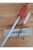 Depolife Tırpan Taşı Saplı Eğe Masat Seti 3 Parça Bıçak Balta Nacak Makas bileme seti - 6