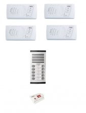 NTS DİAFON SESLİ DÖRT DAİRE İÇİN VİLLA KİT SET KOMPLE - 1