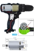 Depolife şarjlı Matkap motoru RS550 DC Motor 12V mikro Motor Akülü Matkap motoru 12 diş çarklı - 1