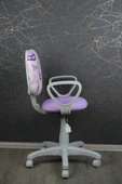Depolife Çocuk Odası Sandalyesi Ders Çalışma Ofis Koltuğu Öğrenci Sandalye Beyaz Tekerli Yükseklik Ayarlı - 3