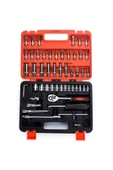 Depolife 53 Parça Lokma Takımı Otomatik Cırcırlı 1/4 Uzatma Kolu Hex Adaptörlü Çantalı Set 1/4'' Profesyonel - 2