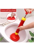 Depolife Klozet sifon Banyo evye vakum pompası kaucuk başlık güçlü vakum pompa küvet tıkanık açma pompa 3lü - 4