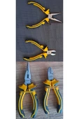 Depolife Yaylı Mini Karga burun Mini Yan Keski Pense 2 li Set Gargaburun yankeski seti - 6