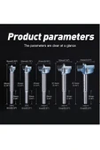 Depolife 5 Parça Menteşe Yeri Mumluk Açma Freze Matkap Uç Kutulu 15 20 25 30 35 Mm Menteşe Açma Panç - 4