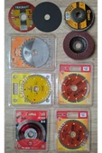 Depolife Ahşap Metal Mermer Granit Seramik kesici disk Seti Kesme Zımparalama Daire Disk Bıçak Takımı 115mm - 1