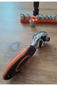 Depolife Cırcır Kollu Lokma Anahtarı 1/2 ve 3/8 Fonksionel lokma anahtarı 2si bir arada cırcırlı kol - 5