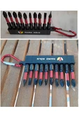 Depolife Bits Uç Matkap Ucu Tornavida Ucu Vidalama Ucu Yıldız Profesyonel 10 Lu Ph2 Pz2 Anahtarlıklı - 3