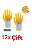 Depolife Goodyear F2 Nitril Full Kaplama Eldiven Kalın Nitrit kaplama Sızdırmaz 12 çift Xl - 1