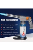 Depolife Tabanca Pürmüz Kafası Yüksek Alevli Torch Kafa 1500 Derce yüksek Alev Saplı çakmak Kamp gazı uyumlu - 3
