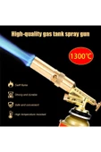 Depolife Tamirci Kaynak Şalama Pürmüz Yüksek Alevli Çakmak Metal Kafa Pürmüs 5li Kamp Gazı Çakmaklı Torch Set - 7