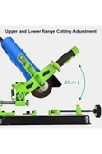 Depolife Açılı Kesme Avç Taşlama Standı 115/125mm Taşlama Sehpası Tezgahı Mengeneli Kayar Mil kızaklı - 2