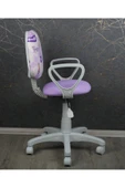 Depolife Çocuk Odası Ders Çalışma Ofis Koltuğu Öğrenci Sandalyesi Araba Prenses Tekerli Yükseklik Ayarı - 4