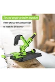 Depolife Kayar Milli Avuç Taşlama Sehpası 115mm 125mm Uyumlu Tezgah Sürgülü Dik Ve Açılı Kesme Aparatı - 4