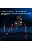 Depolife Şarjlı El Matkabı için start stop Tetiği hız ve yön Ayarlı FA2 7.2-24 VDC 16A Hız Ayar anahtarı - 6
