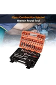 Depolife 53 Parça Lokma Takımı Otomatik Cırcırlı 1/4 Uzatma Kolu Hex Adaptörlü Çantalı Set 1/4'' Profesyonel - 4