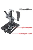 Depolife Açılı Kesme ve Taşlama Standı Avuç Taşlama Tezgahı Sehpası 115-125mm alüminyum stand - 2