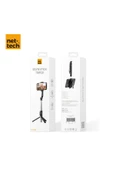 Nettech Nt-mt06 Taşınabilir Selfie Çubuk Bluetooth Selfie Çubuğu - Siyah - 6