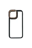 Nettech İphone 14 Pro Max Uyumlu Nt-n027 Kamera Kısmı Çıkıntılı Lüx Arka Koruma Kılıf - Siyah - 1