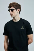 Lufian Minimalist Yuvarlak Yaka Kısa Kol Erkek T-Shirt - Günlük Stil - 3