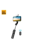 Nettech Nt-mt05 Taşınabilir Selfie Çubuk Işıklı Tripod - Siyah - 1
