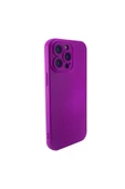 Nettech İphone 14 Pro Max Uyumlu Nano Silikon Arka Koruma Kılıf - Mor - 2