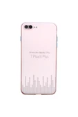 Nettech İphone 7 Plus Uyumlu Ultra Slim Arka Koruma Kılıf - Pembe - 1