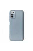Nettech Samsung Galaxy A03s Uyumlu Nano Silikon Arka Koruma - Gri - 1