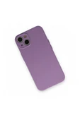 Nettech İphone 13 Uyumlu Nano Silikon Arka Koruma Kılıf - Lila - 3