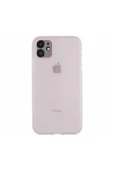 Nettech İphone 12 Uyumlu Ultra Slim Arka Koruma Kılıf - Pembe - 1