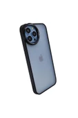 Nettech İphone 13 Pro Max Uyumlu Master Silindir Seri Arka Koruma Kılıf - Siyah - 2