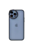 Nettech İphone 13 Pro Max Uyumlu Master Silindir Seri Arka Koruma Kılıf - Siyah - 1