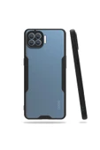 Nettech Oppo Reno 4 Lite Uyumlu Platin Seri Arka Koruma Kılıf - Siyah - 1