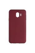 Nettech Samsung Galaxy J400 J4 Uyumlu Suide Arka Koruma Kılıf - Bordo - 1