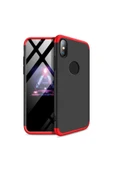 Nettech İphone Xs Max Uyumlu Ön Arka Koruma Kılıf - Kırmızı - 1