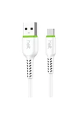 Helt Uyumlu Ht-dc07 Plastik 120 Cm Micro Data Kablo (beyaz) - 1