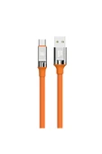 Nettech Nt-dc27 18w Plastik 100 Cm Type-c Şarj Ve Data Kablosu - Turuncu - 1
