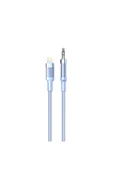 Nettech Nt-ac06 Plastik 100 Cm Jack To Lightning Aux Kablo - Mavi - 1