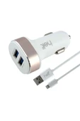 Helt HT-17 5W 2 Çıkışlı Lightning Kablo + Araç Şarj Aleti - 1