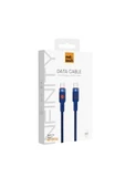 Nettech Nt-dc32 60w Plastik 100 Cm Type-c To Type-c Şarj Ve Data Kablosu - Mavi - 2