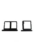 Nettech Teknonet Samsung Galaxy C9000 C9 Pro Uyumlu Hafıza Kart Sim Metali - Siyah - 1