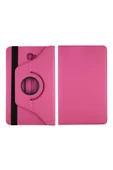 Nettech Samsung Galaxy T580 Tab A 10.1 2016 Uyumlu 360 Kapaklı Kılıf - Pembe - 2