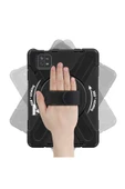 Nettech Xiaomi Mi Pad 6 Uyumlu Defender Zırhlı 360 Derece Sport Seri Tablet Arka Koruma - Siyah - 2