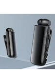 Nettech Nt-bth30 Makaralı Kulakiçi Bluetooth Kulaklık - Siyah - 2