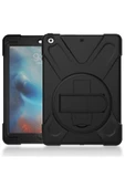 Nettech İpad Air Uyumlu Defender Zırhlı 360 Derece Sport Seri Tablet Arka Koruma - Siyah - 1
