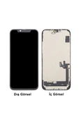 Teknonet İphone 14 Plus Uyumlu Gx Oled Lcd Dokunmatik Ekran Çıtalı - Siyah - 1