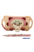 Nettech İpad Pro 10.5 Inç Uyumlu Sweet Cat Seri Arka Koruma - Pembe - 1